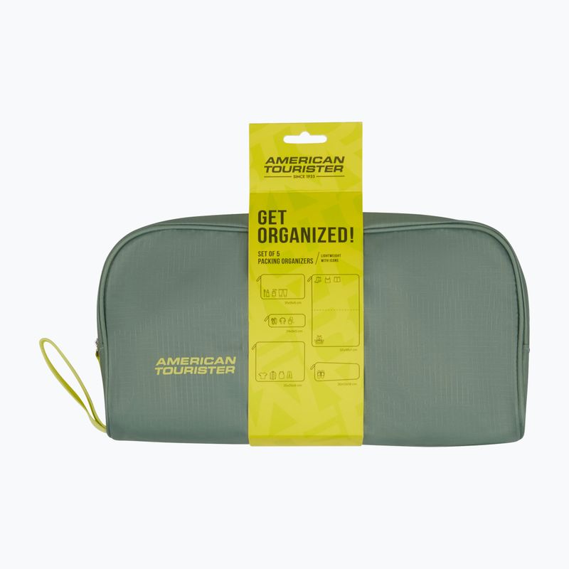 Organizer set American Tourister Packing 5 pcs. olive/lime 8