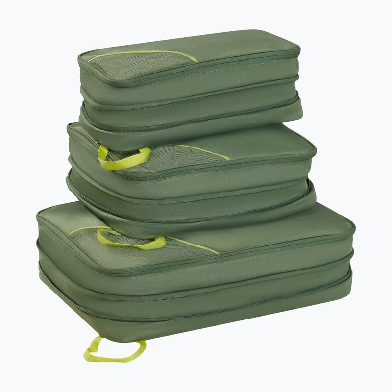 Organizer set American Tourister Packing S/M/L 3 pcs. olive/lime 3