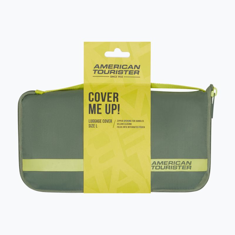 Suitcase cover American Tourister Foldable Luggage L olive/lime 3
