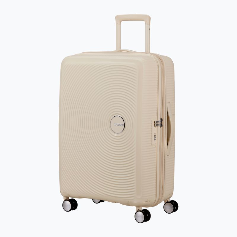 Cabin suitcase American Tourister Soundbox 67 81 l coconut sand 4