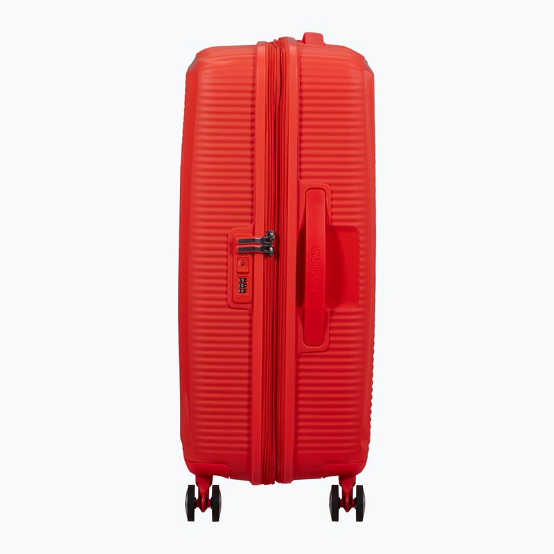 Cabin suitcase American Tourister Soundbox 67 81 l papaya pop 3