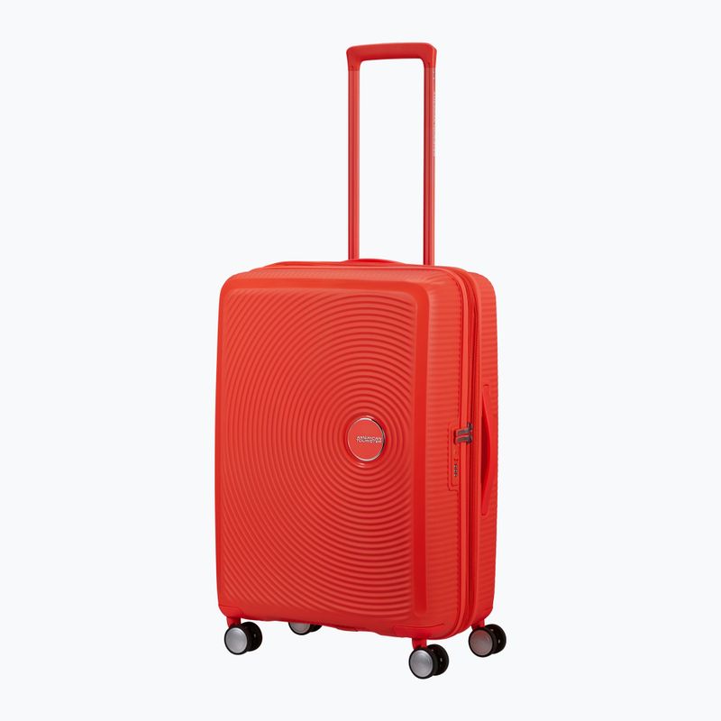 Cabin suitcase American Tourister Soundbox 67 81 l papaya pop 5