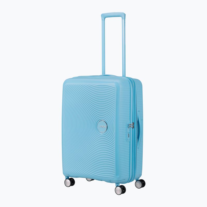 Cabin suitcase American Tourister Soundbox 67 81 l blueberry fizz 5