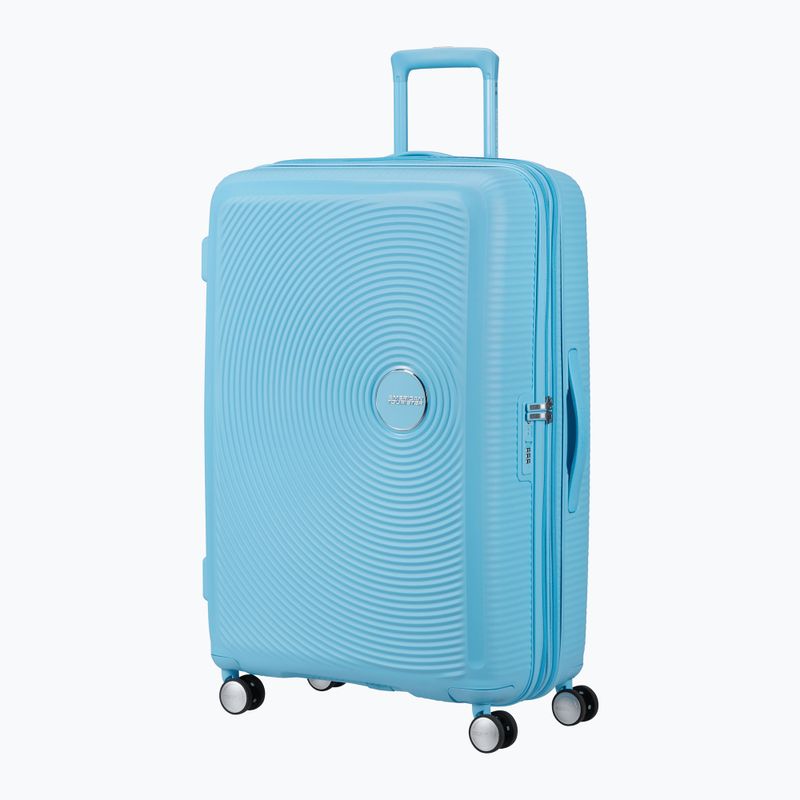 Cabin suitcase American Tourister Soundbox 77 110 l blueberry fizz 4