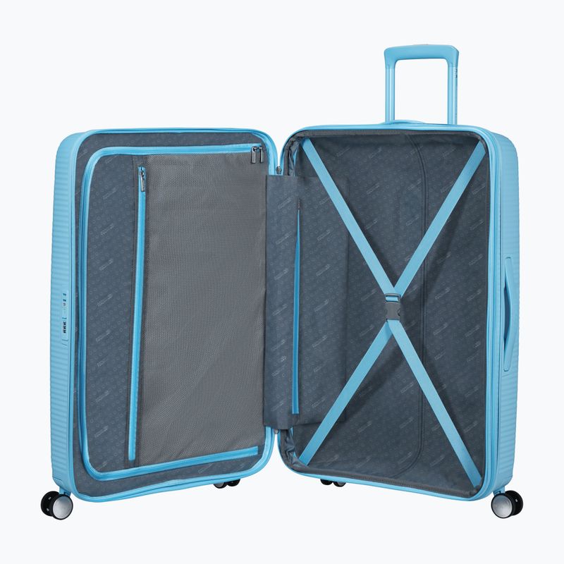 Cabin suitcase American Tourister Soundbox 77 110 l blueberry fizz 6