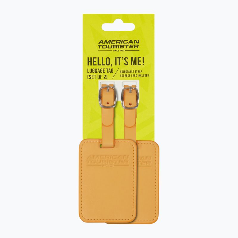 Luggage tag American Tourister Luggage Tag 2 pcs. papaya pop 4