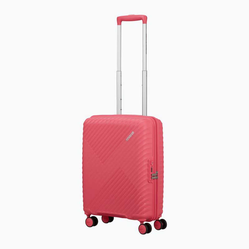 Cabin suitcase American Tourister Diablast Spinner 35 l pink glitch 5