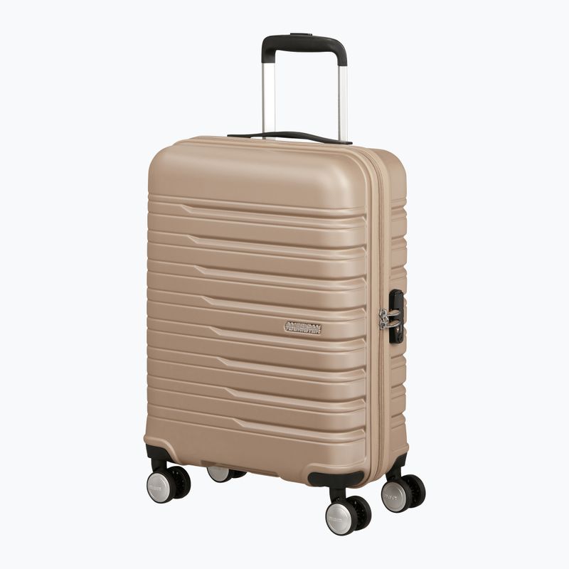Cabin suitcase American Tourister Flashline Spinner 55 34 l ivory gold 2