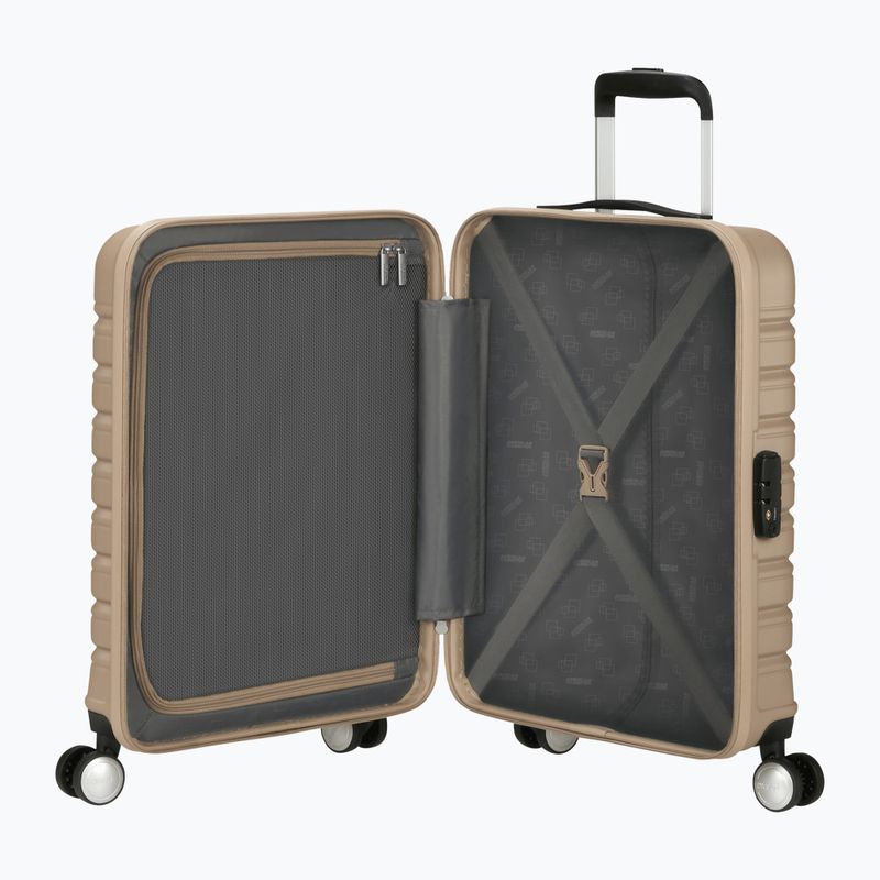 Cabin suitcase American Tourister Flashline Spinner 55 34 l ivory gold 6