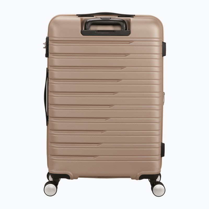 Cabin suitcase American Tourister Flashline Spinner 67 75 l ivory gold 3