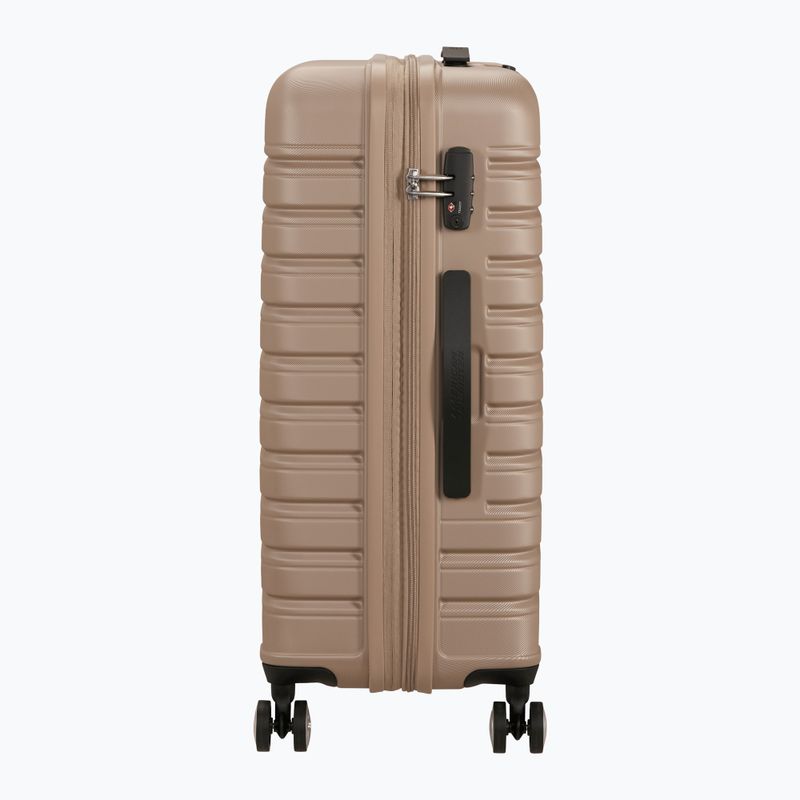 Cabin suitcase American Tourister Flashline Spinner 67 75 l ivory gold 4