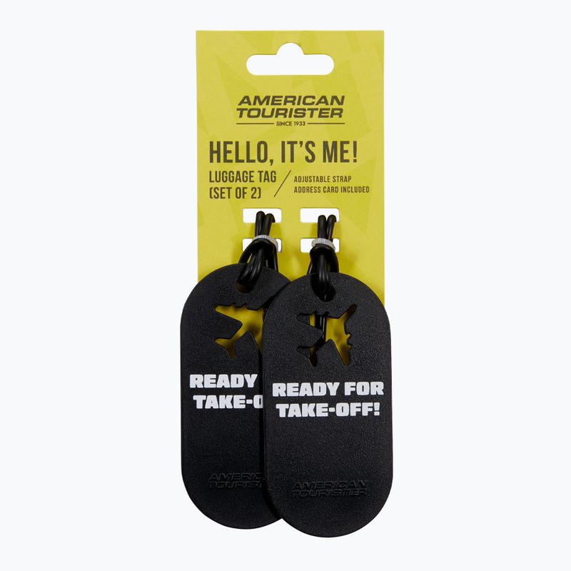 Luggage tag American Tourister Luggage Tag Fun 2 pcs. ready for take off 4