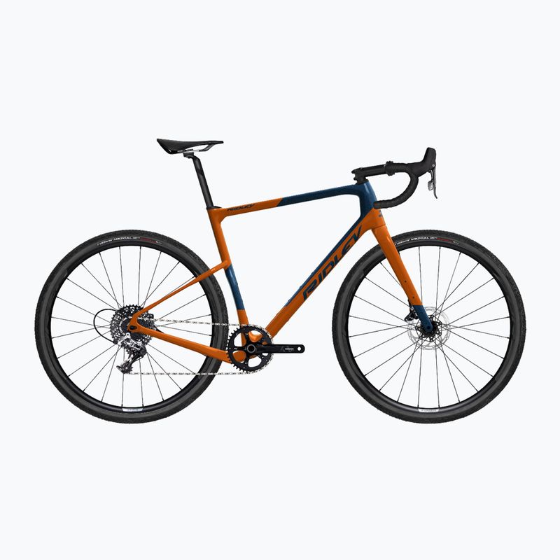 Ridley Kanzo Adventure gravel bike orange and blue SBIKADRID039