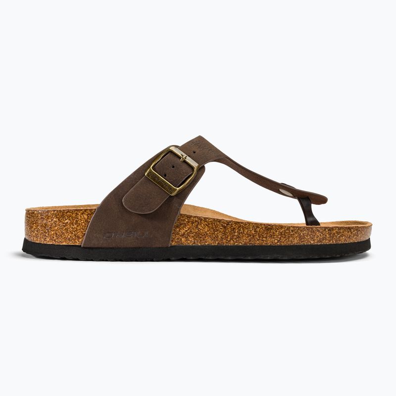 Men's O'Neill Avalon Low coffee bean flip flops 2