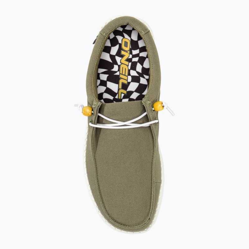 Men's O'Neill Tehama C Low olive moccasins 5
