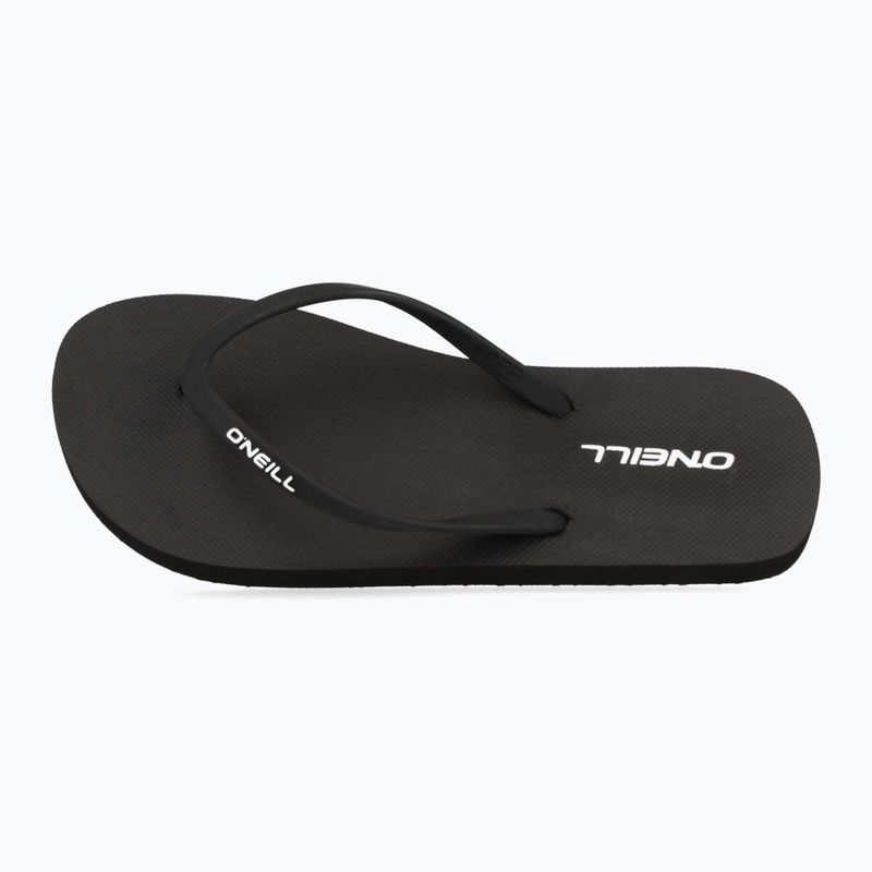 Women's O'Neill Profile Small Logo flip flops black 8