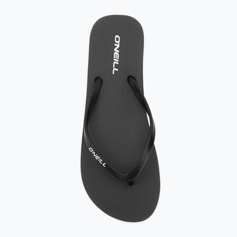 Women's O'Neill Profile Small Logo flip flops black 5