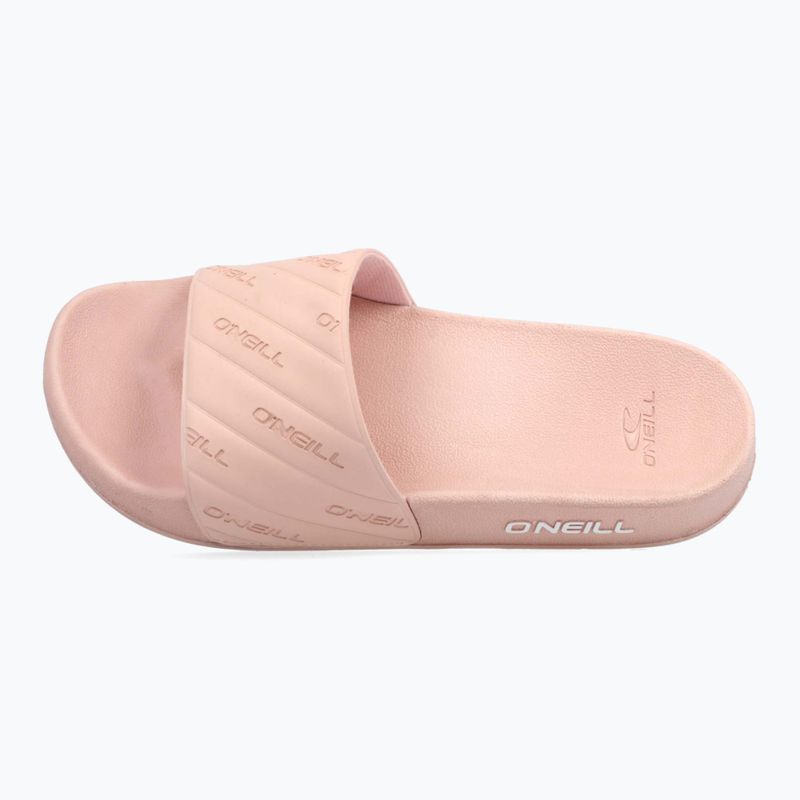 Women's O'Neill Logo Slides peach whip flip flops