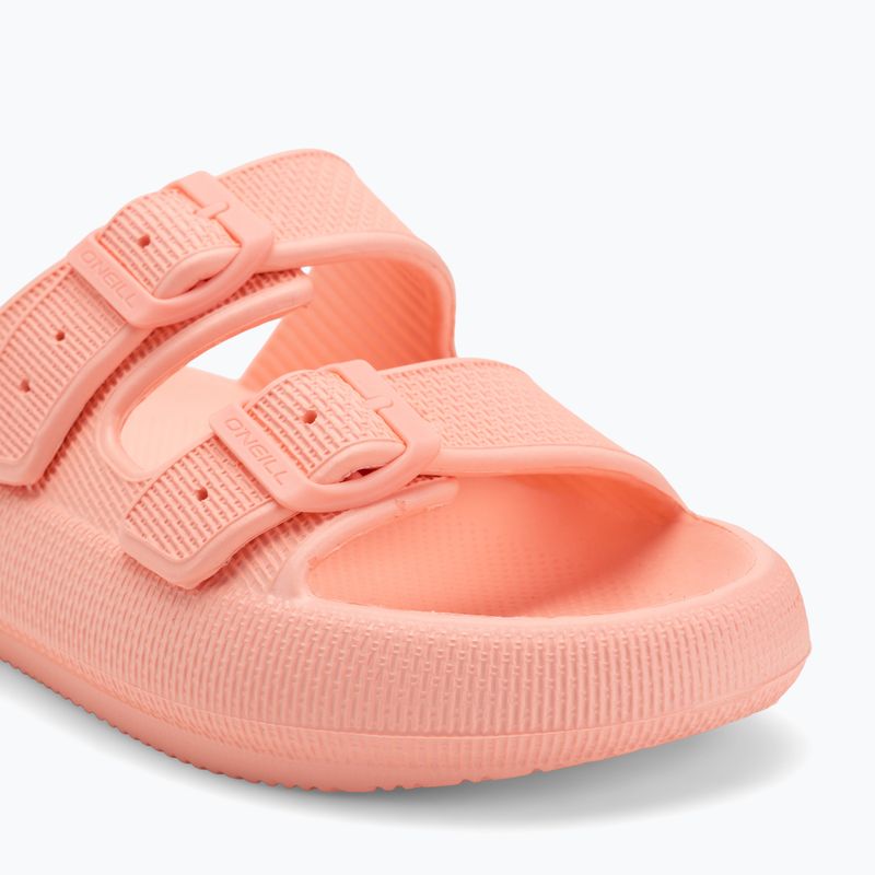 O'Neill women's Soquel Slider Low peach pearl flip-flops 7