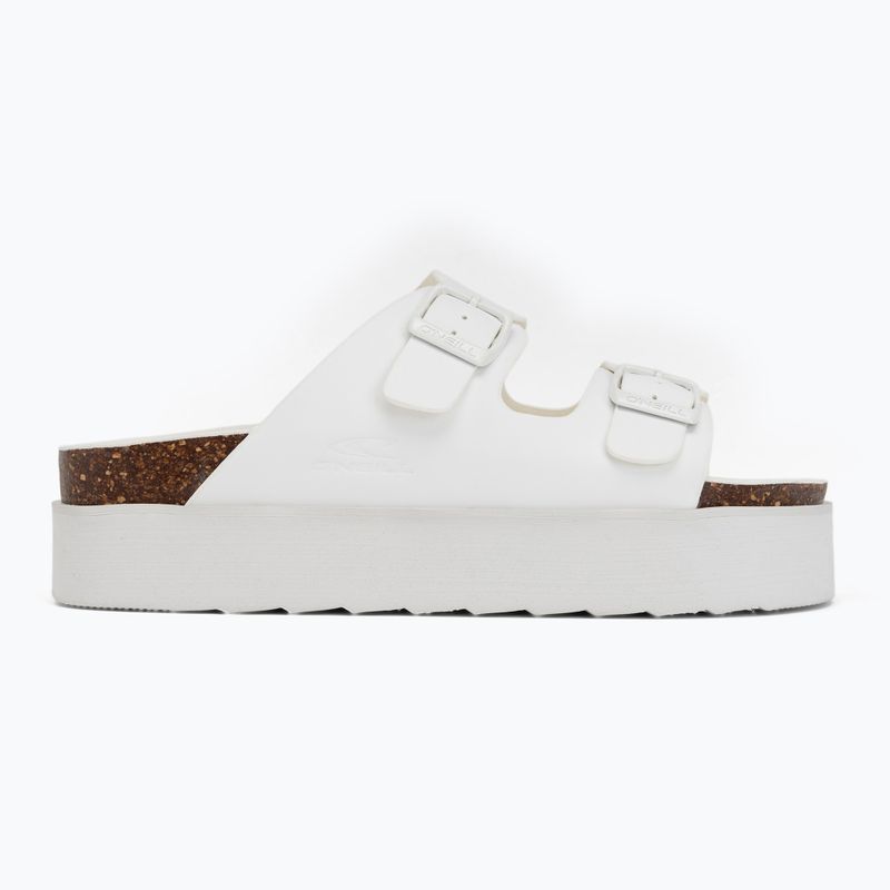 Women's O'Neill Sandy Platform Slider Low flip-flops off white 2