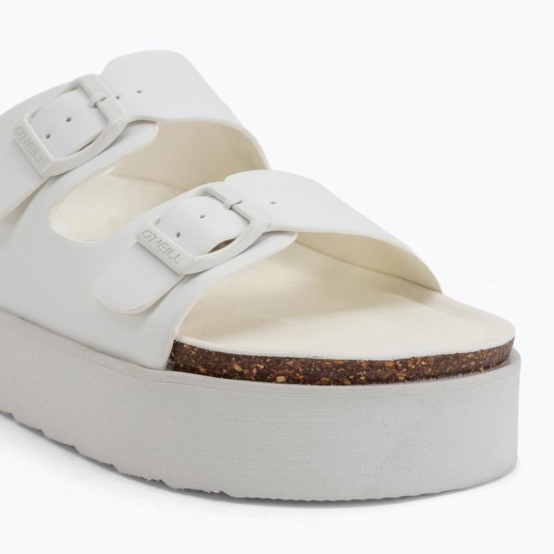 Women's O'Neill Sandy Platform Slider Low flip-flops off white 7