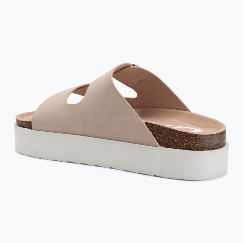 O'Neill women's Sandy Platform Slider Low peach whip flip-flops 3