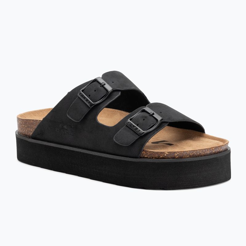 Women's O'Neill Sandy Platform Slider Low flip-flops black