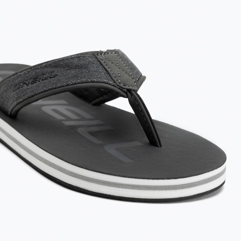 Men's O'Neill Jack Flipflop Low pewter flip flops 7