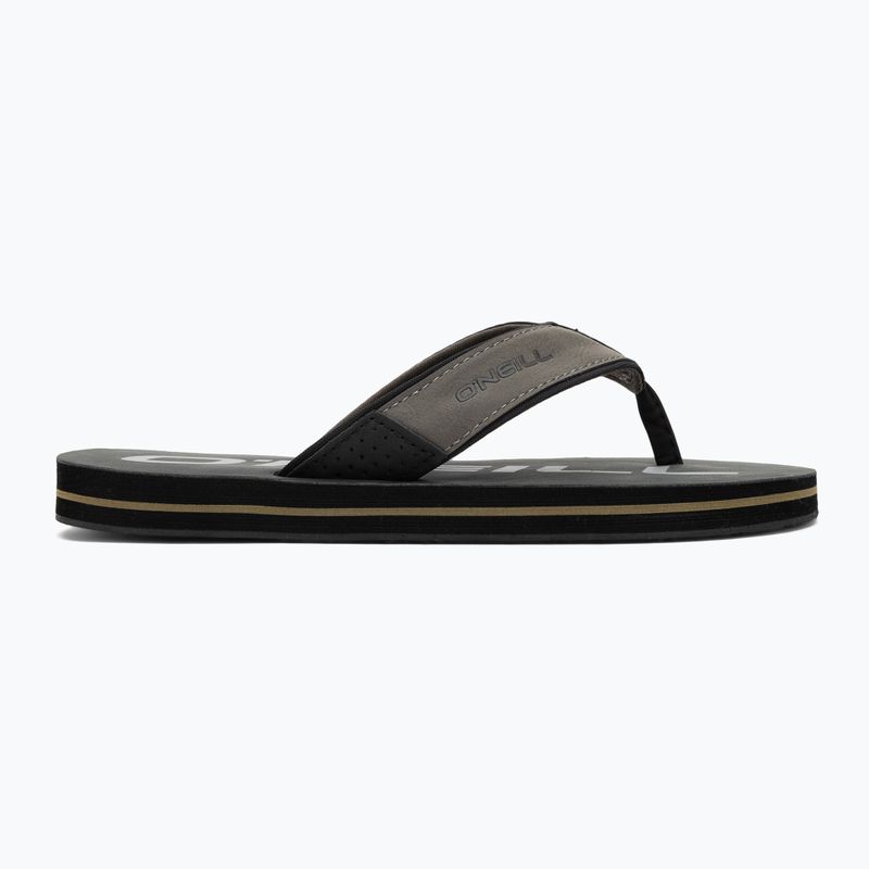 Men's O'Neill Mick Flipflop Low pewter flip flops 2