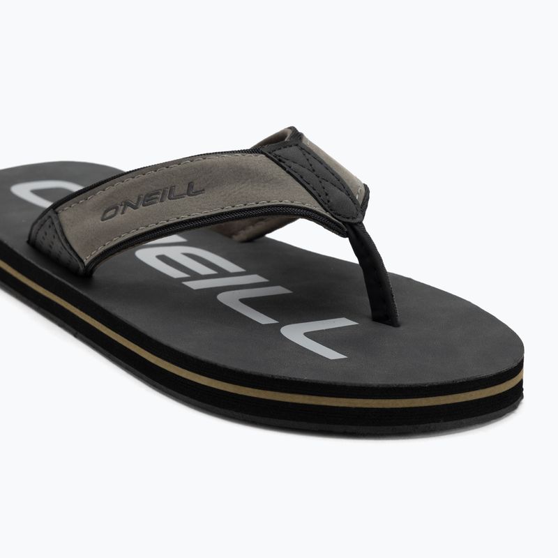 Men's O'Neill Mick Flipflop Low pewter flip flops 7
