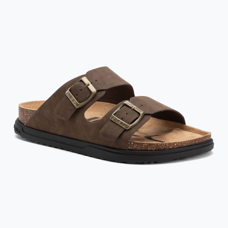 Men's O'Neill Vince Slider Low coffee bean flip-flops