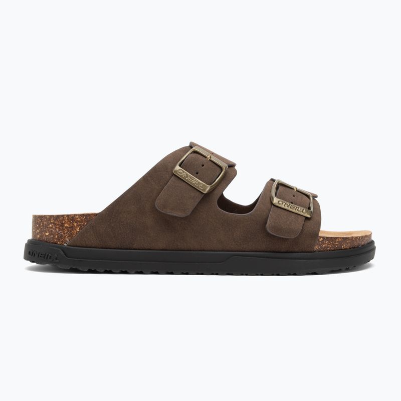 Men's O'Neill Vince Slider Low coffee bean flip-flops 2