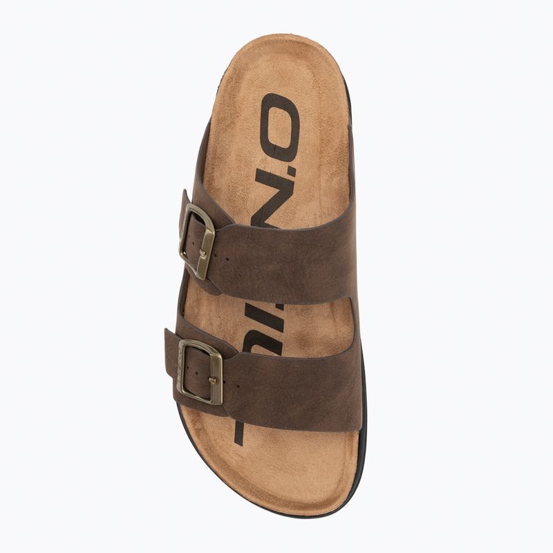 Men's O'Neill Vince Slider Low coffee bean flip-flops 5