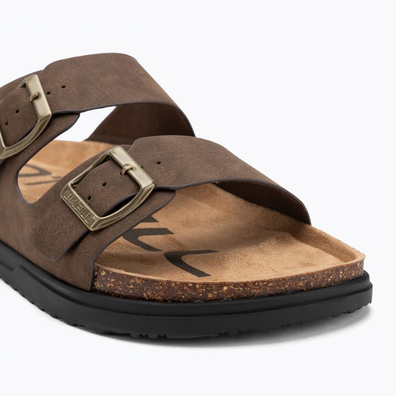 Men's O'Neill Vince Slider Low coffee bean flip-flops 7