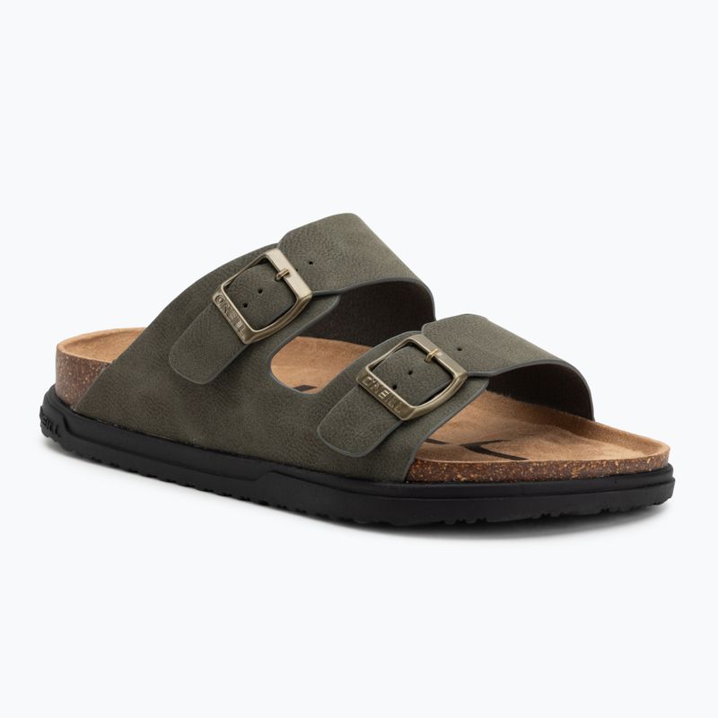 Men's O'Neill Vince Slider Low olive flip-flops