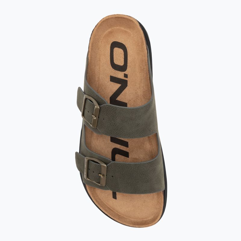 Men's O'Neill Vince Slider Low olive flip-flops 5