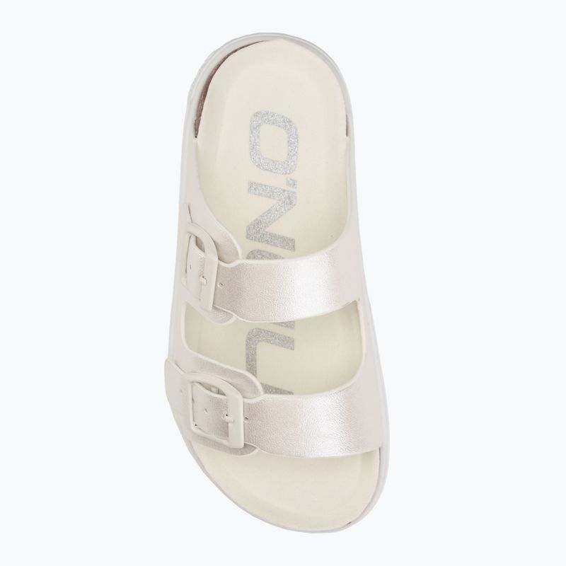 O'Neill Haleiwa Slider Low Jr off white children's flip-flops 5