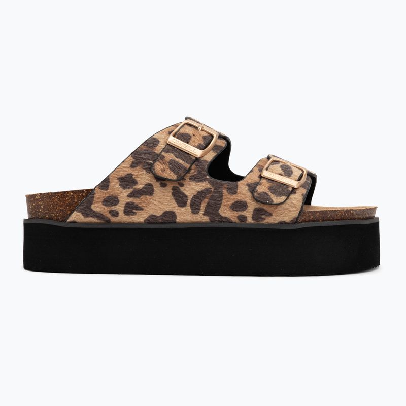 Women's slides O'Neill Sandy Platform Low leopard 2