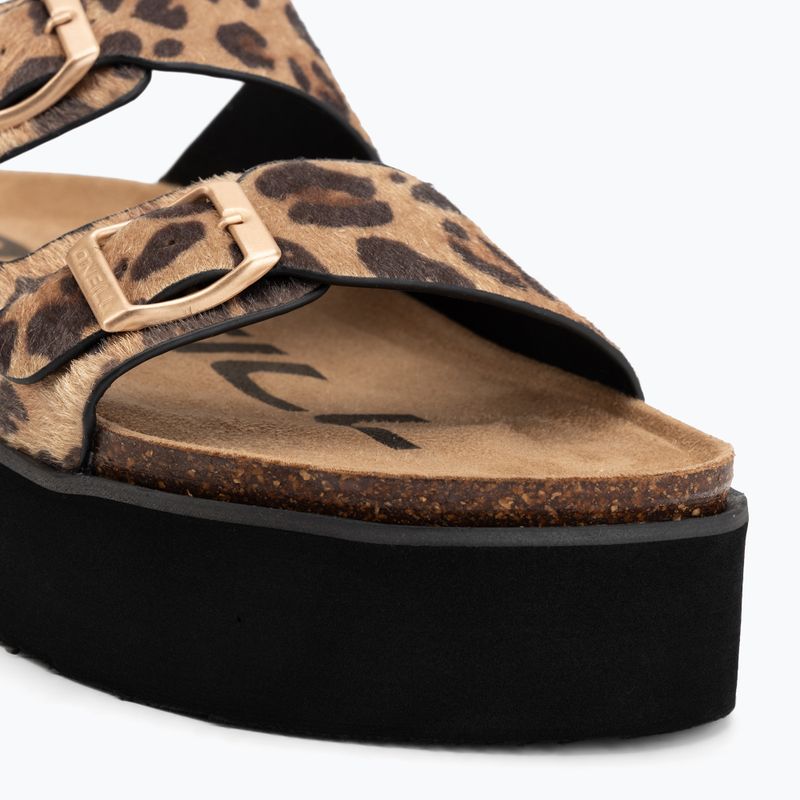 Women's slides O'Neill Sandy Platform Low leopard 7