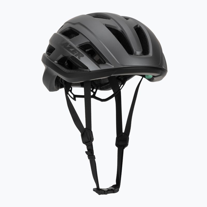 Lazer Strada KinetiCore matte titanium bicycle helmet