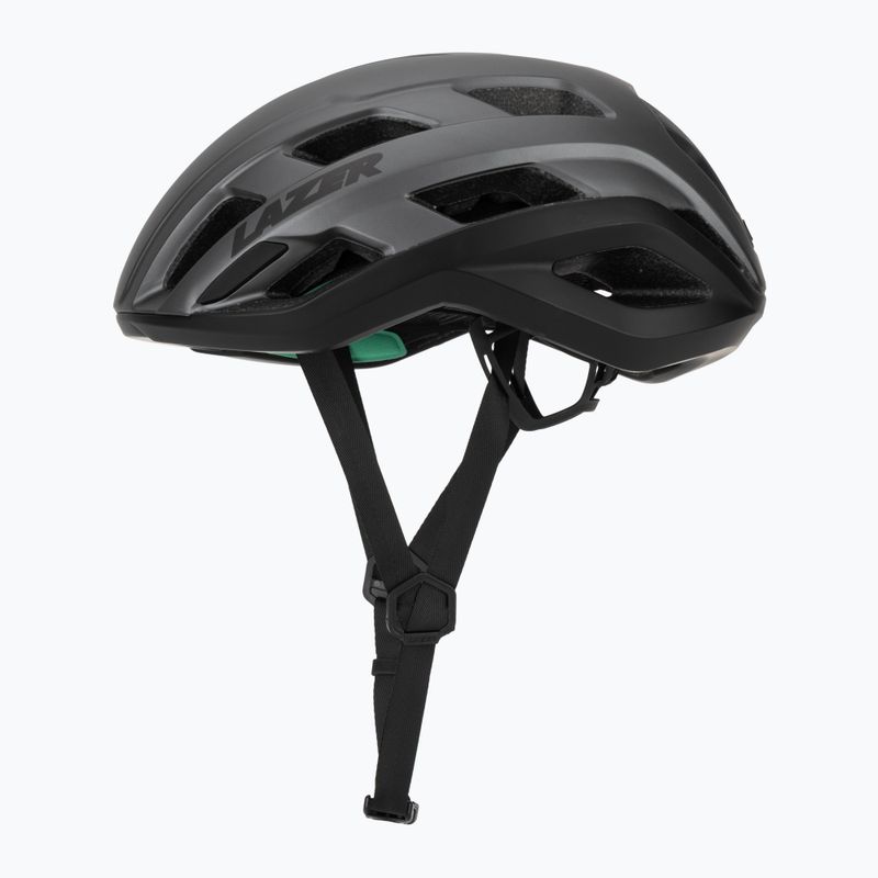 Lazer Strada KinetiCore matte titanium bicycle helmet 3