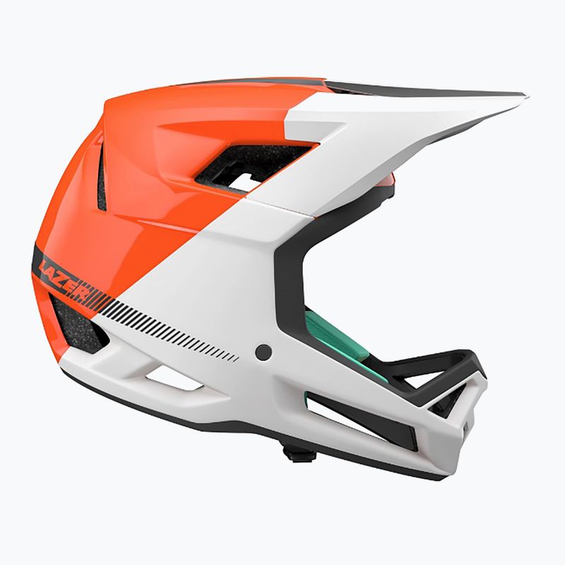 Lazer Cage KinetiCore orange bicycle helmet