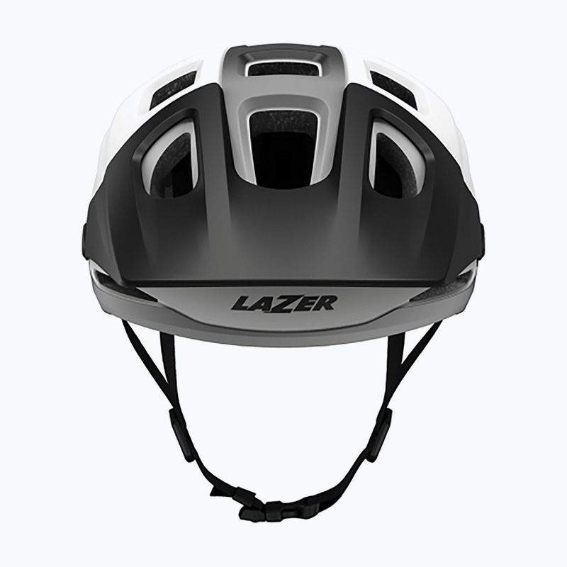 Lazer Impala matte white/black bicycle helmet 3