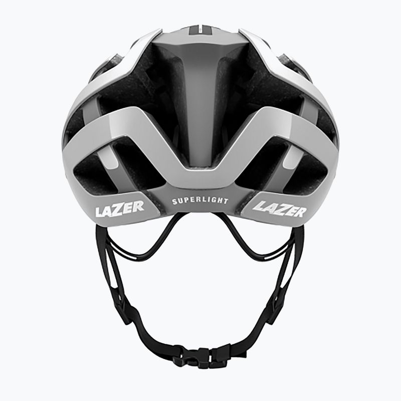 Lazer Genesis ice grey bicycle helmet 4