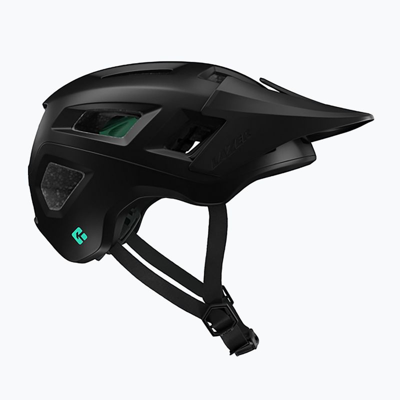 Lazer Coyote KinetiCore matte black bicycle helmet