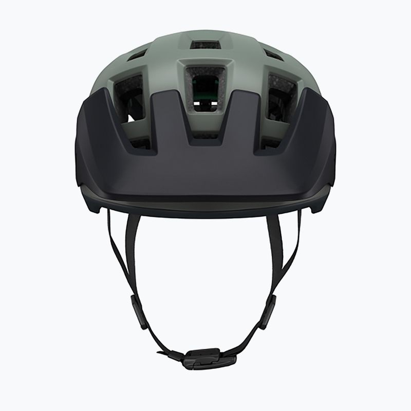 Lazer Coyote KinetiCore matte dark/green bicycle helmet 3