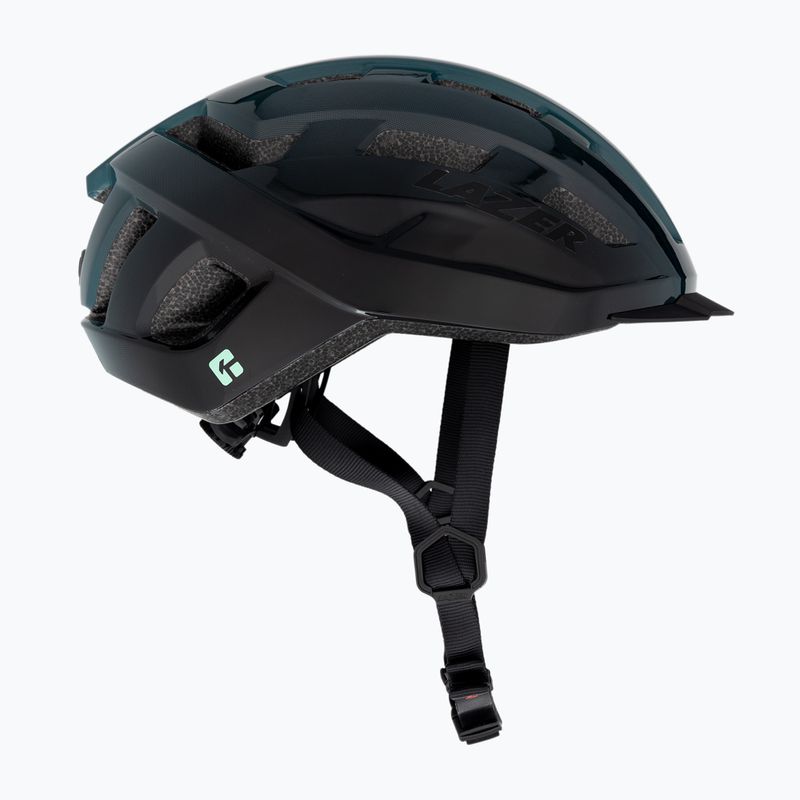 Lazer Codax KinetiCore + net dark green/black bicycle helmet 4