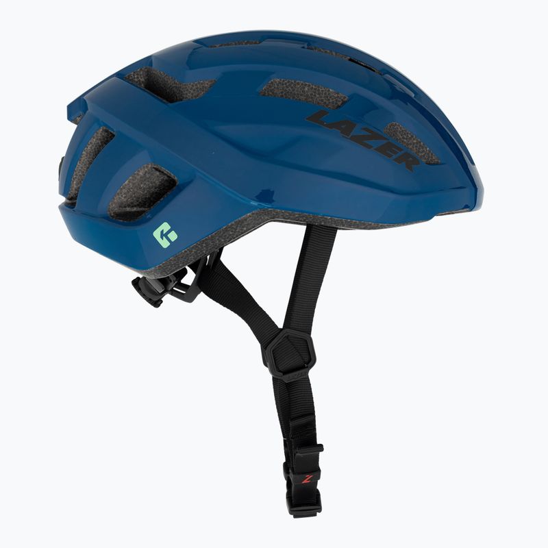 Lazer Tempo KinetiCore blue bicycle helmet 4