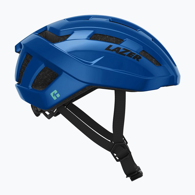 Lazer Tempo KinetiCore blue bicycle helmet 6