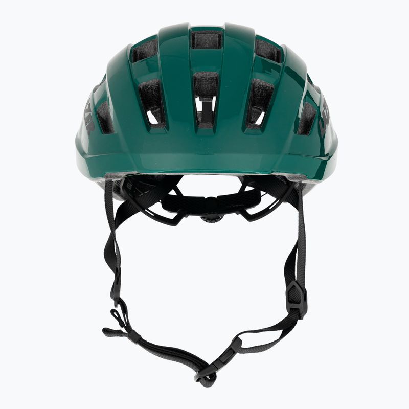 Lazer Tempo KinetiCore dark green bicycle helmet 2